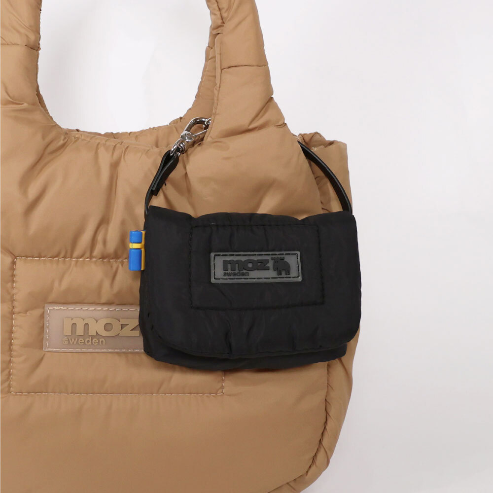 moz瑞典 駝鹿 Light mini 空氣 雲朵包 (黑)