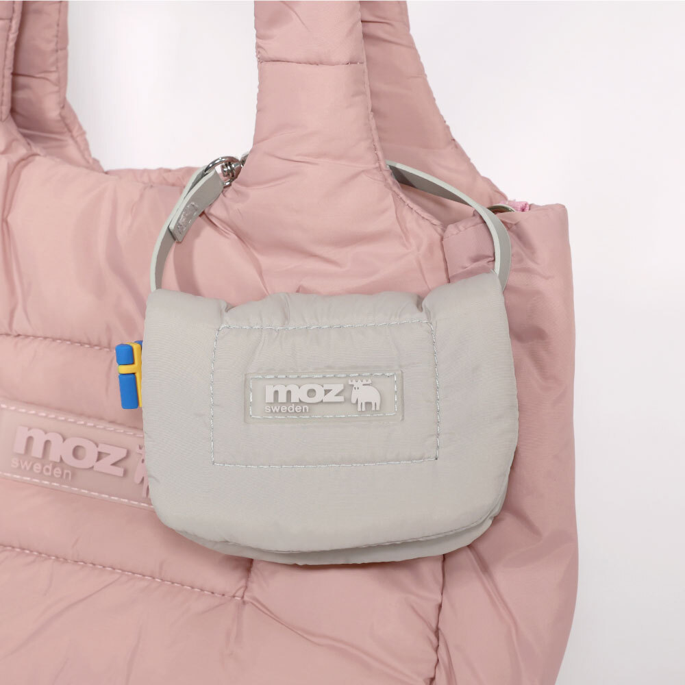 moz瑞典 駝鹿 Light mini 空氣 雲朵包 (淺灰)