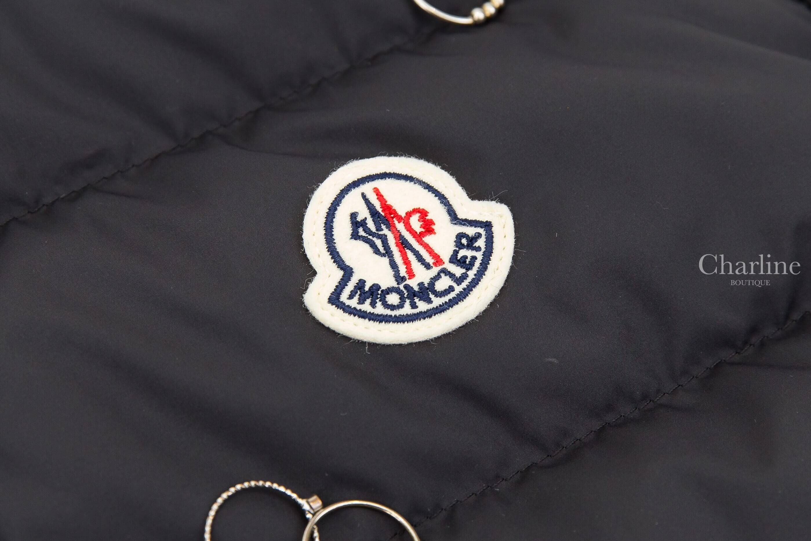 Moncler Contrin Down Gilet 黑色小立領拉鍊式羽絨背心