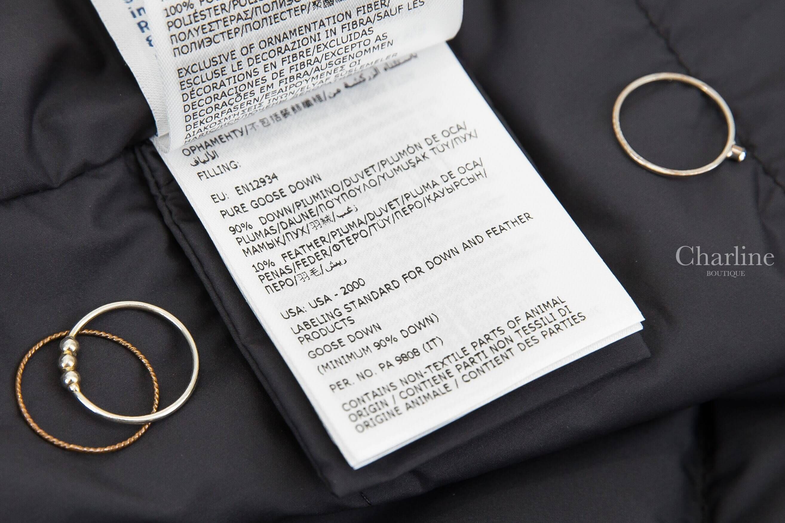 Moncler Contrin Down Gilet 黑色小立領拉鍊式羽絨背心-Charline Boutique 精品代購