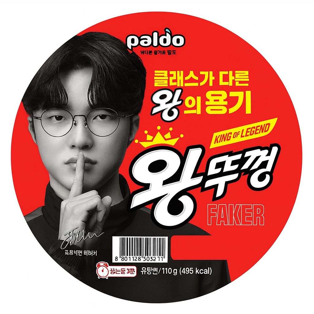 韓國 Paldo 八道 牛 肉 湯 碗麵 80g / 110g (FAKER版)