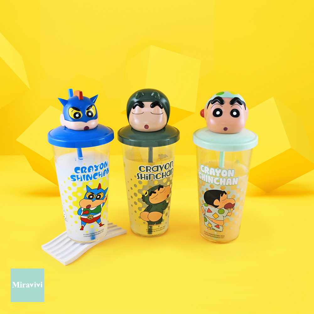 蠟筆小新-立體造型吸管杯 [共3款可選擇]