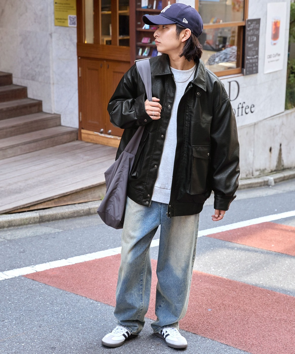 #預購 日本限定 MONO-MART 2WAY 復古 皮革 夾克外套 三色