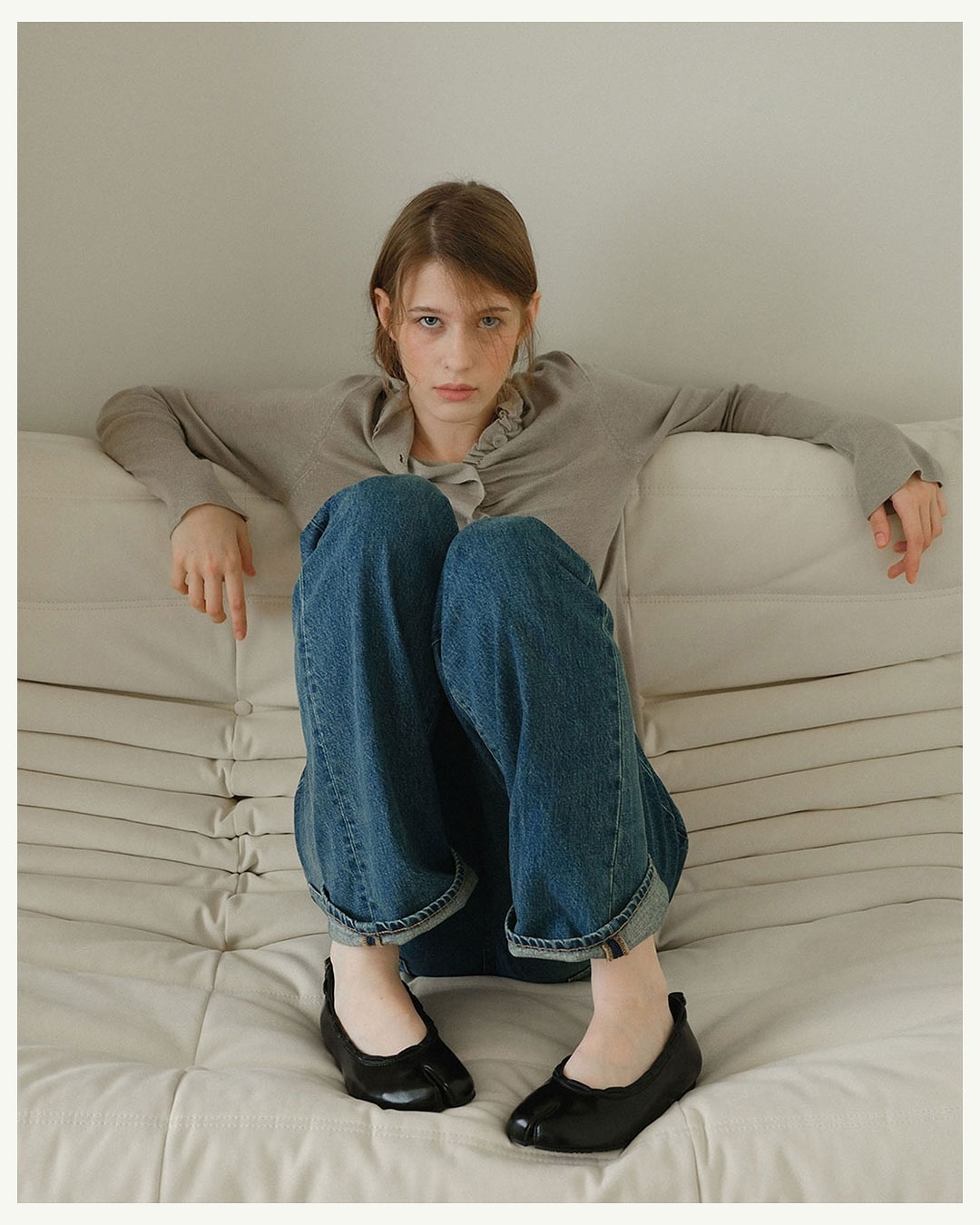 PAES / Leather String Flat 12月出貨