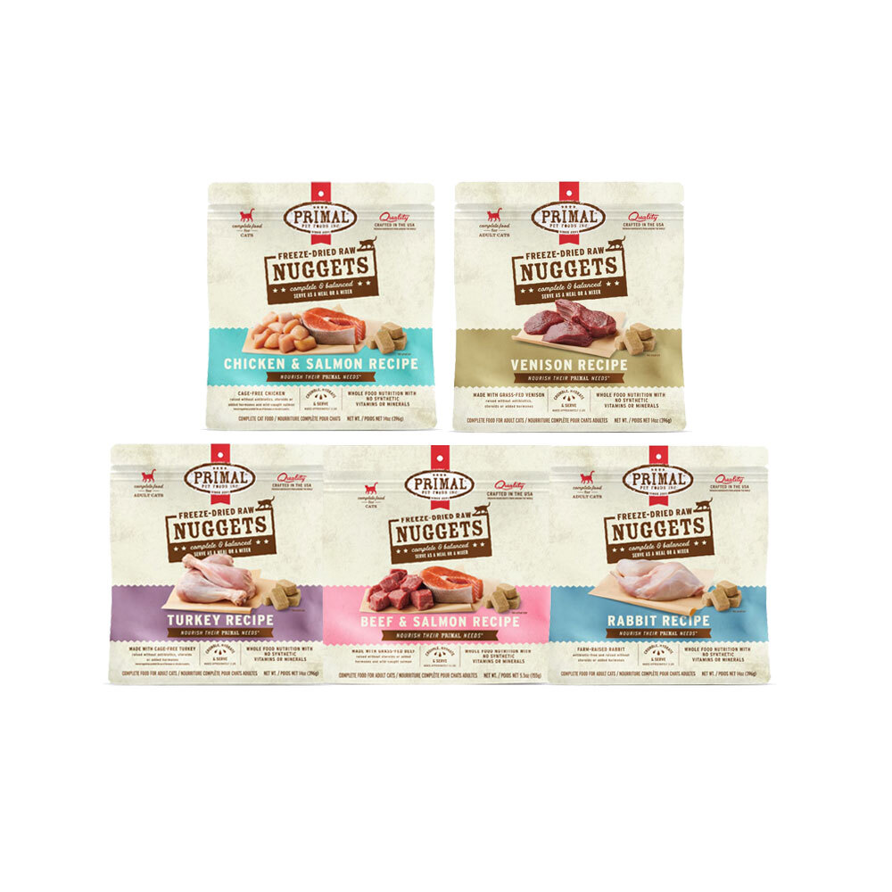 派莫 原獵生食貓用凍乾主食磚