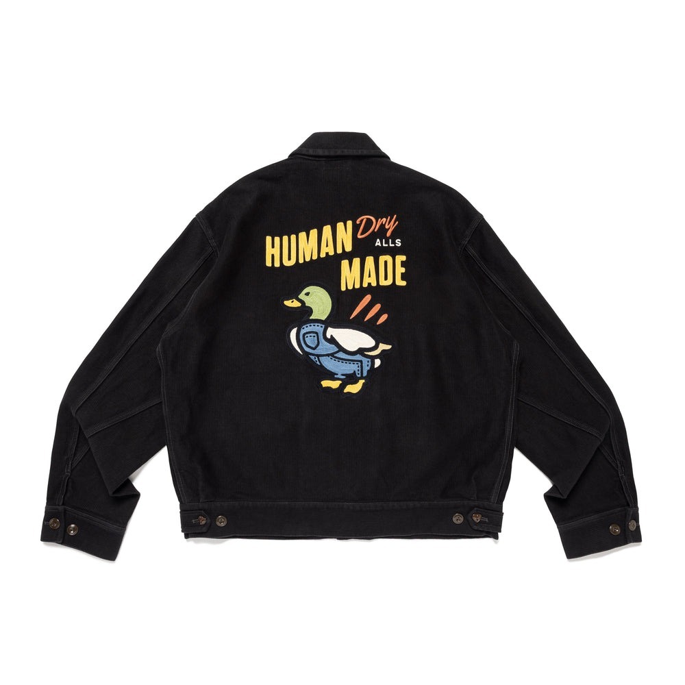 現貨┃HUMAN MADE ZIP-UP WORK JACKET 鴨子刺繡拉鍊夾克外套