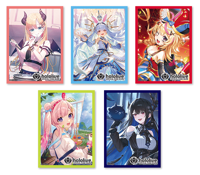 hololive OFFICIAL CARD GAME 官方卡套 癒月ちょこ/兎田ぺこら/尾丸ポルカ/アイラニ・イオフィフティーン/ネリッサ・レイヴンクロフト