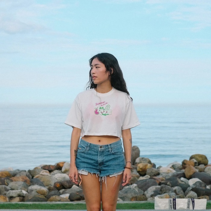 SP｜黑白小姐 Miss B&W｜修飾比例長腿短版T｜酷酷愛夏天