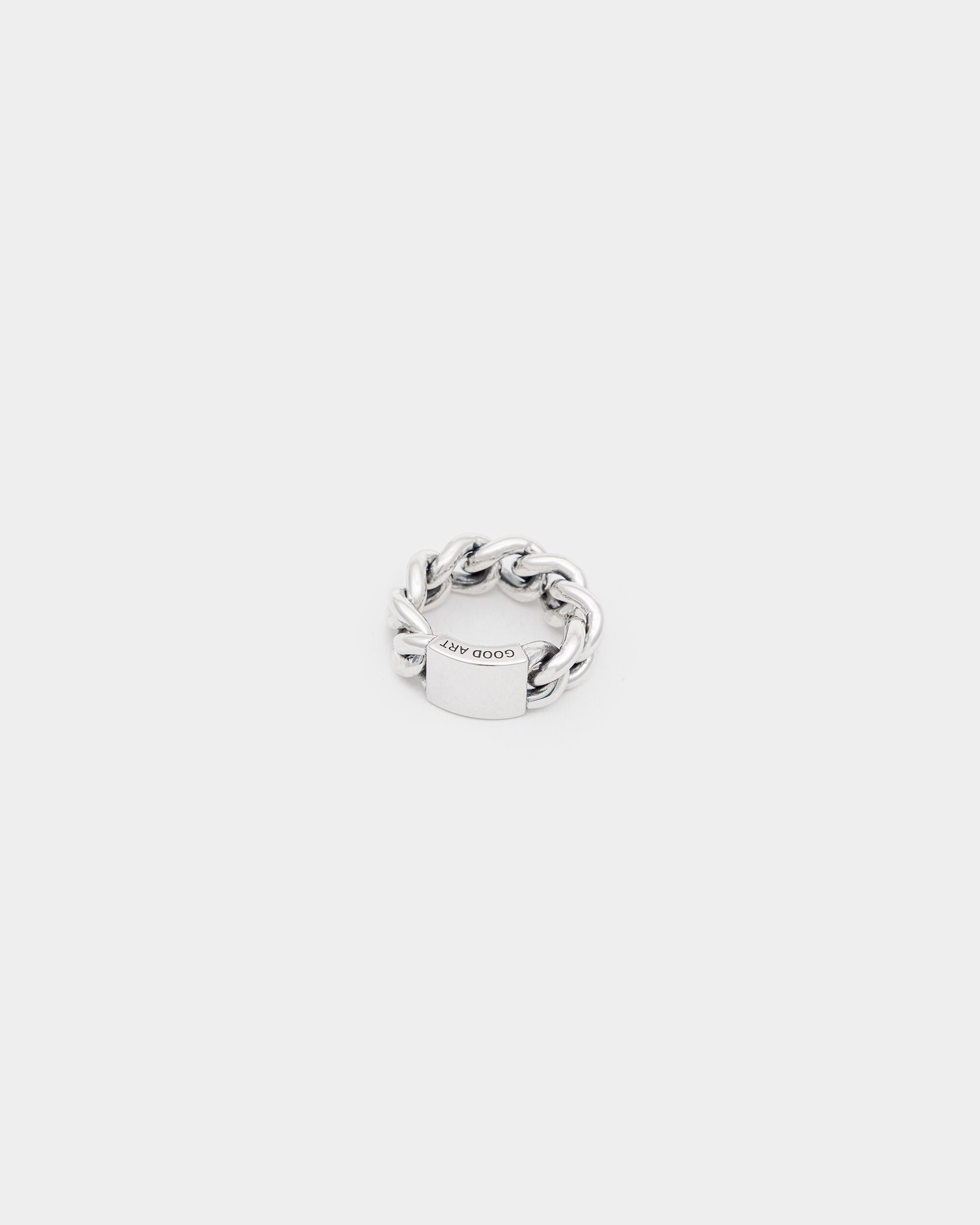 Curb Chain ID Ring - Smooth - C