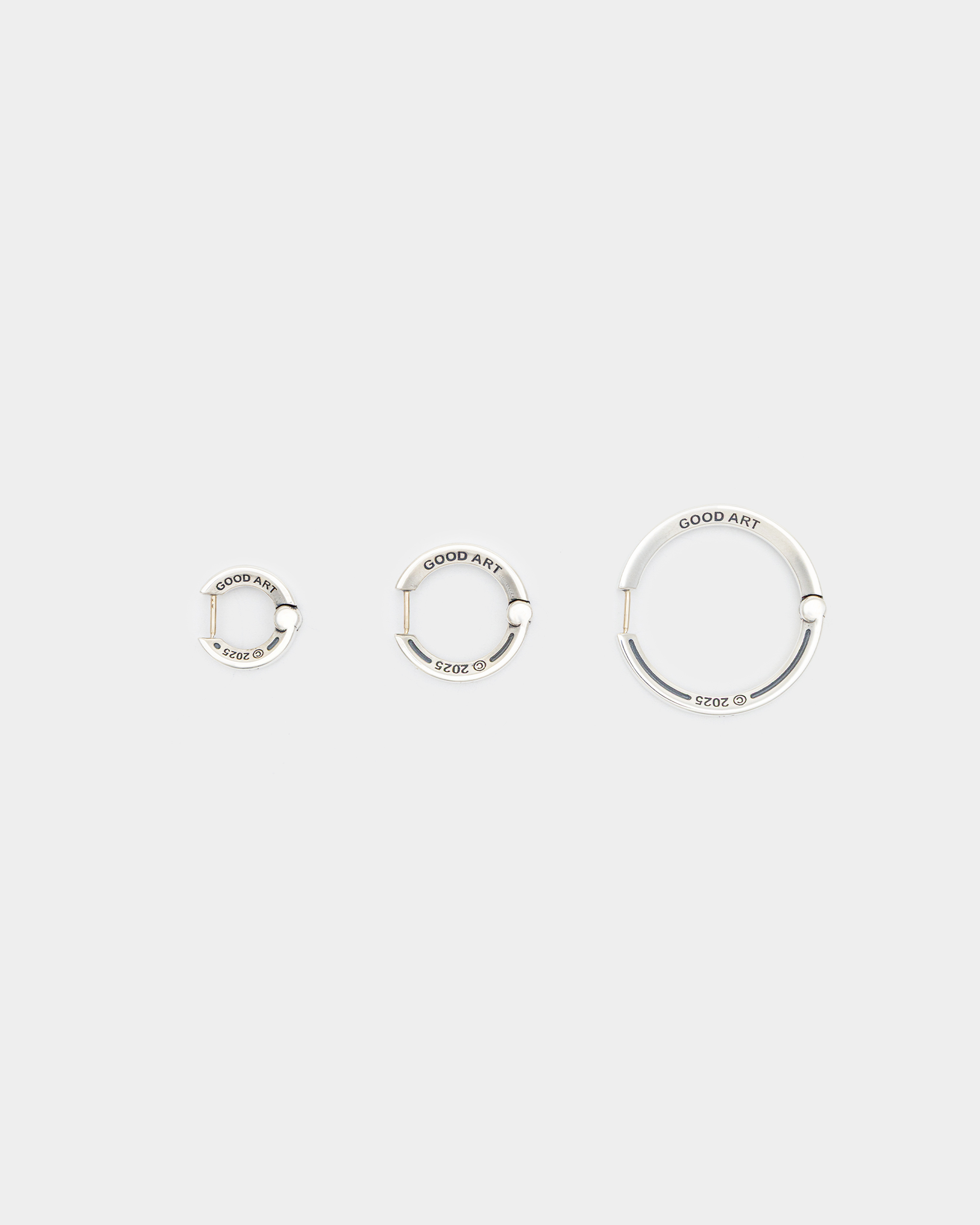 Rondel Hoop Earring