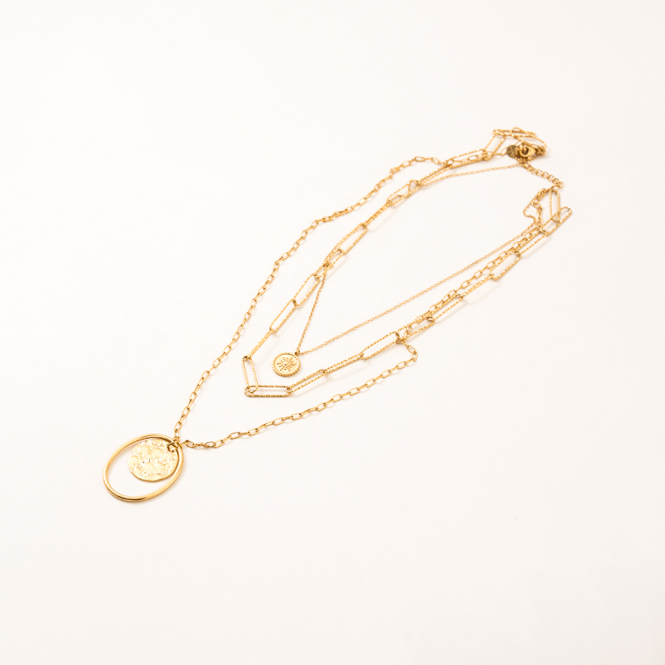 miramira純映｜星環序章多層項鍊B1362-金51709