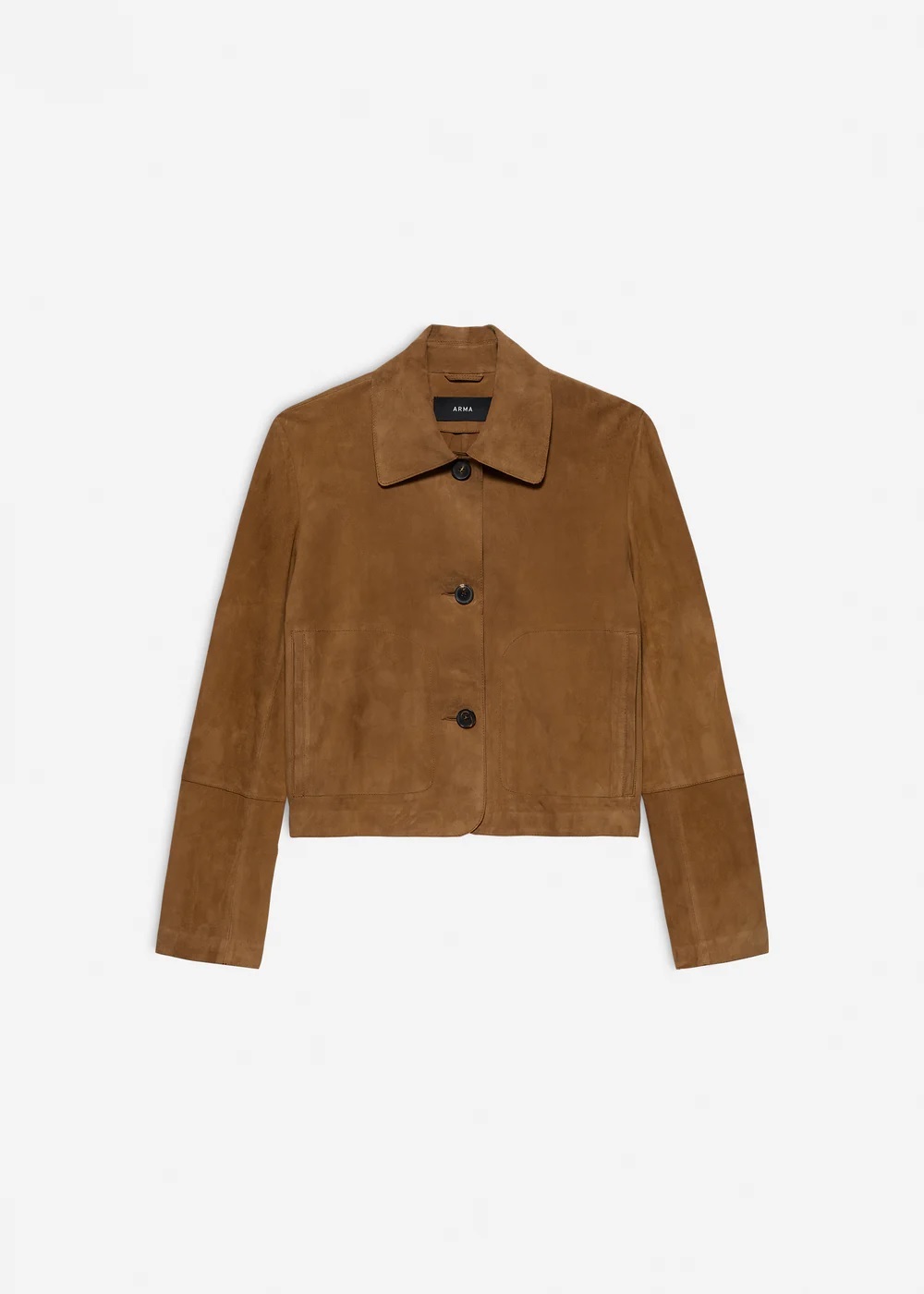ARMA 麂皮短外套(駝)