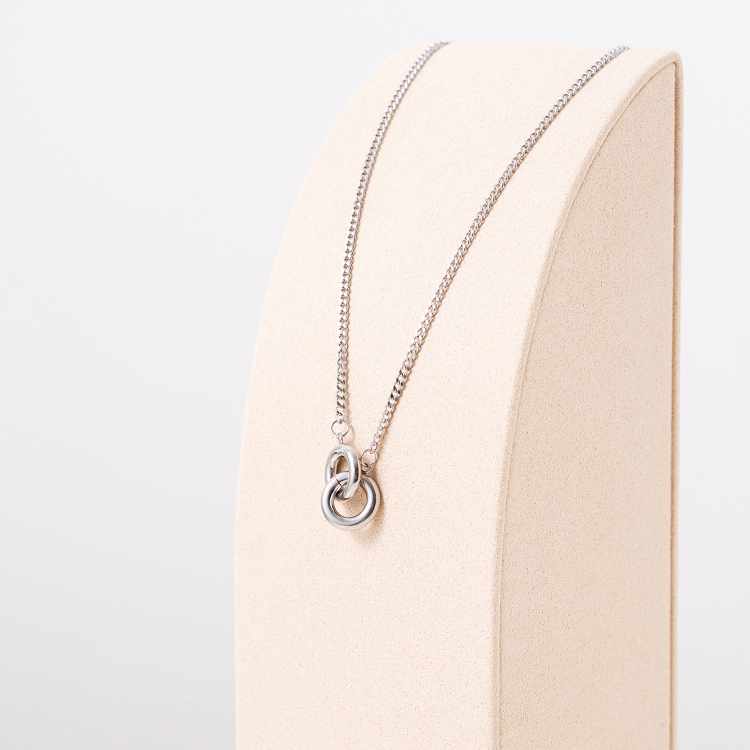 miramira扣圈｜圓圈扣環墜項鍊B1795-銀39940