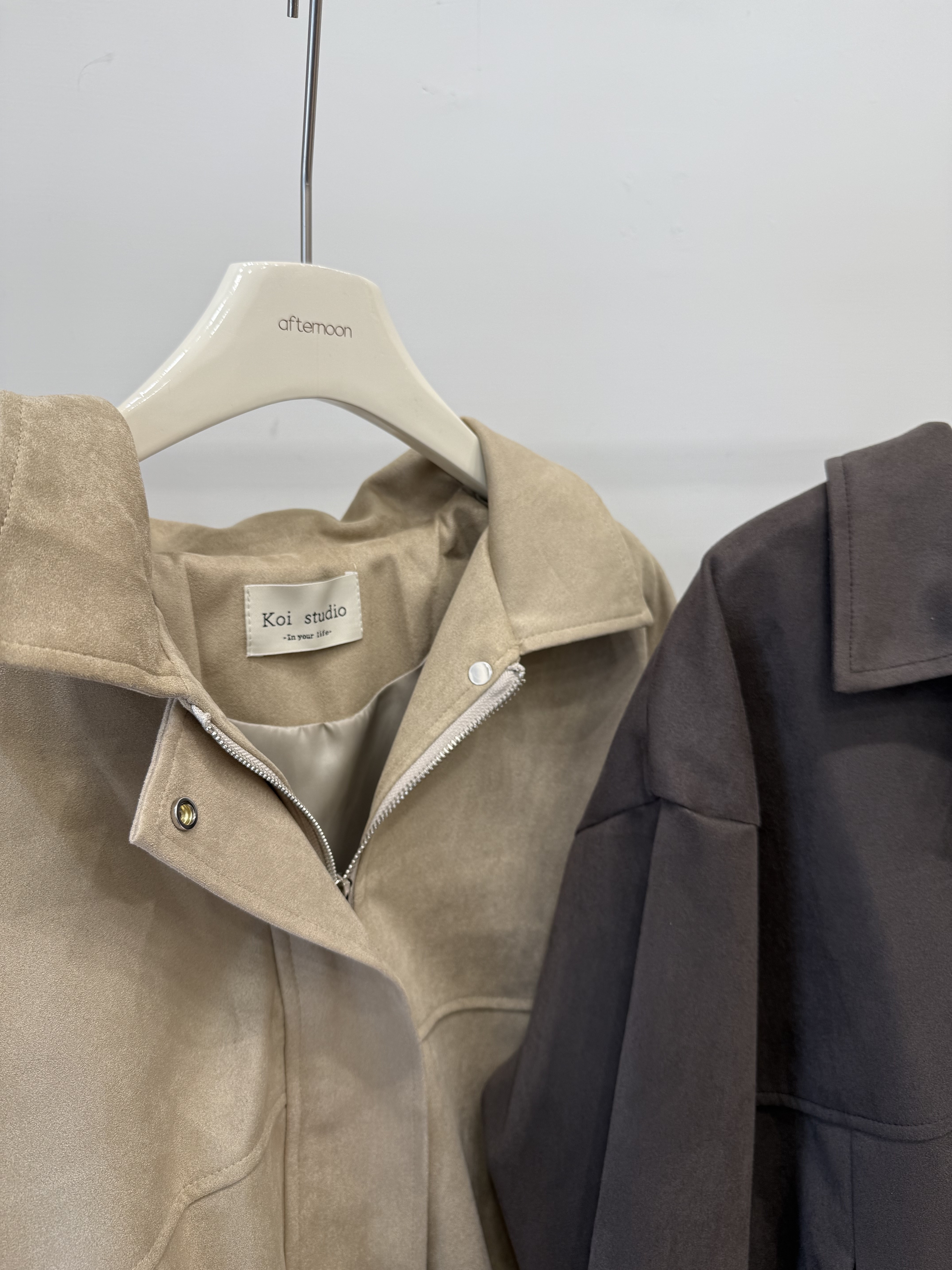 1903 質感麂皮翻領外套