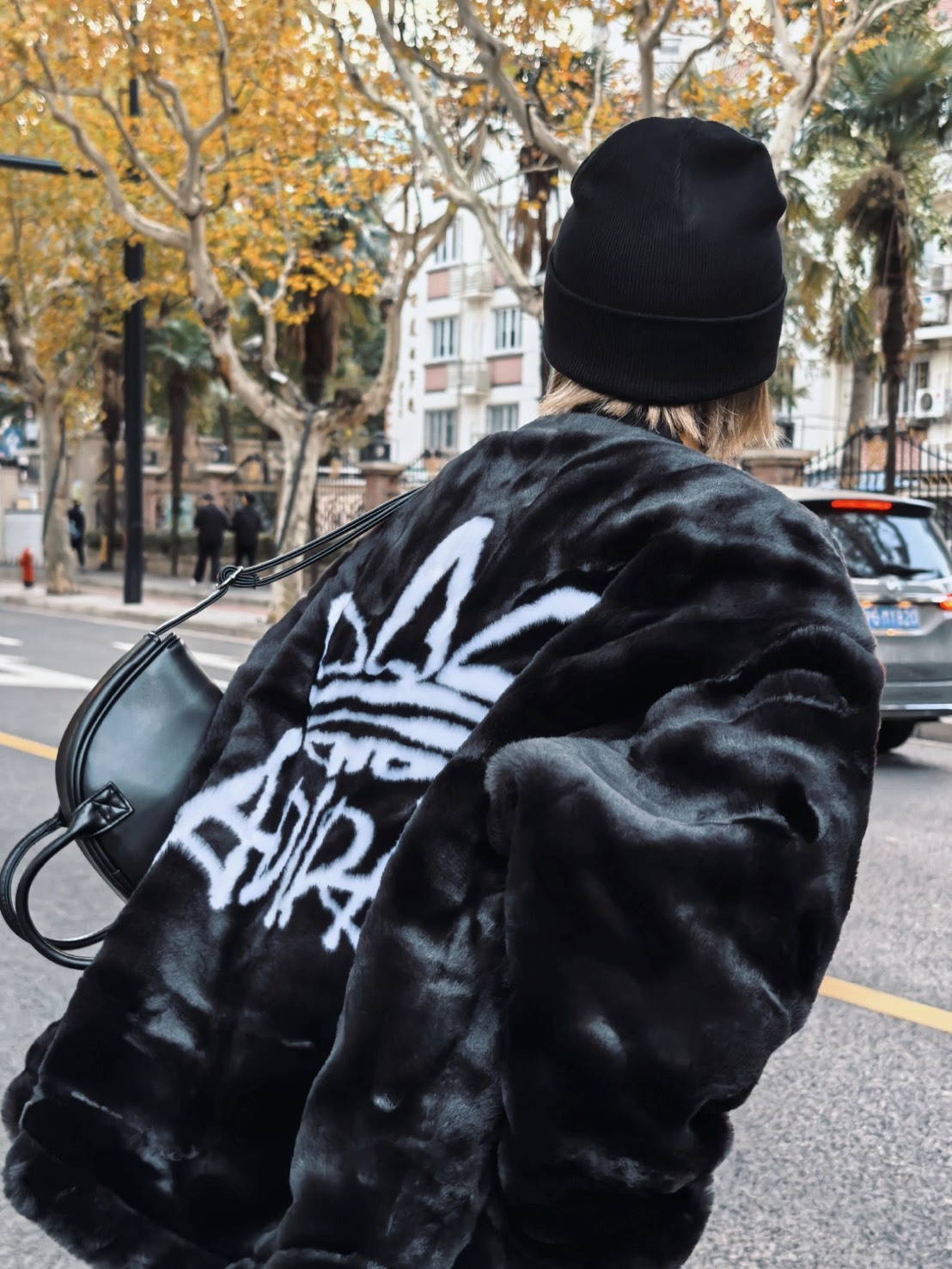 ADIDAS FUR JACKET 毛絨絨外套