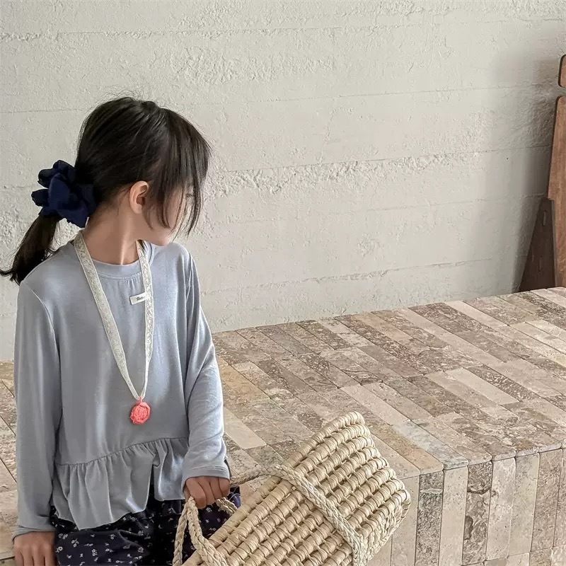 三色薄款柔軟上衣