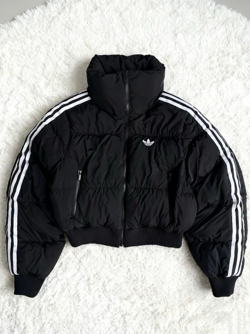 ADIDAS ORIGINALS ADICOLOR 黑色短版羽絨外套 麵包服 棉服 JX2970