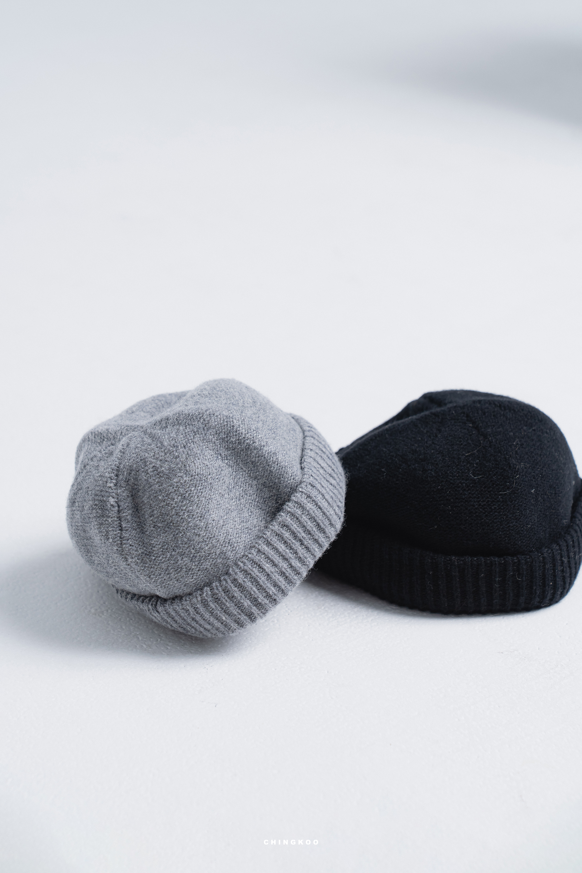 卡哇包子素面短毛帽 2色