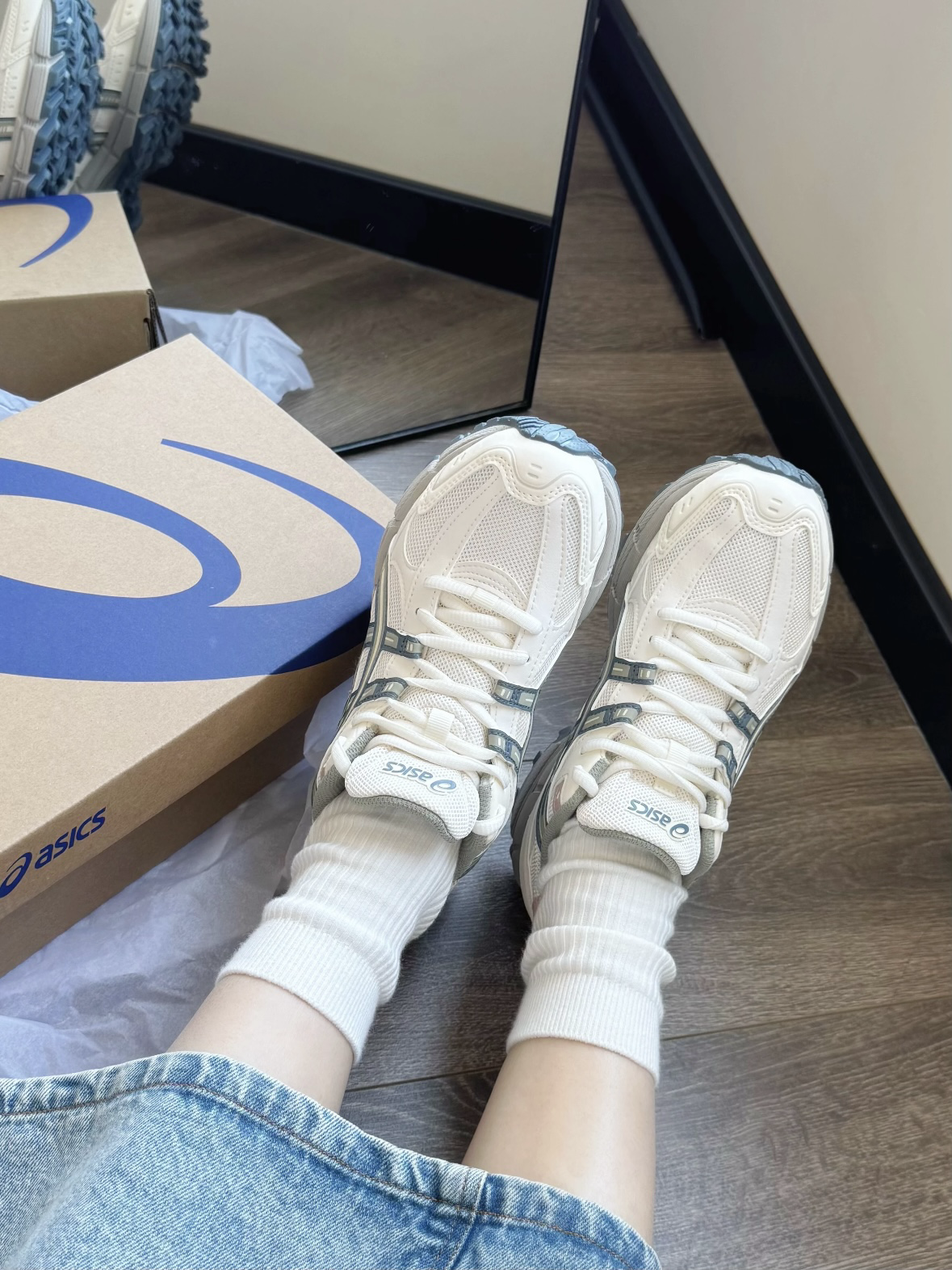 ASICS Gel-Kahana 8 SP 奶白 粉藍 灰粉 機能 女鞋1012B870-102