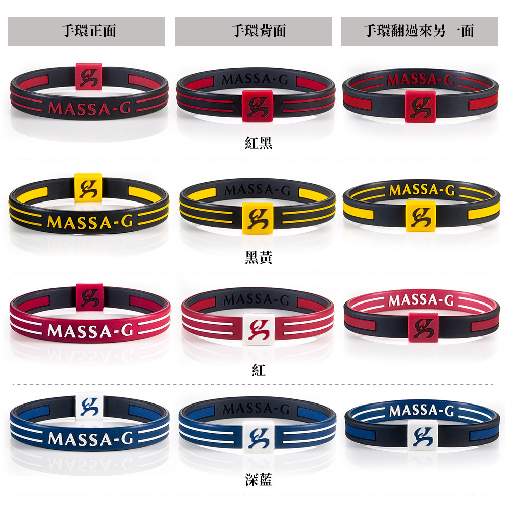 MASSA-G Energy Plus雙面鍺鈦能量手環(買一送一)