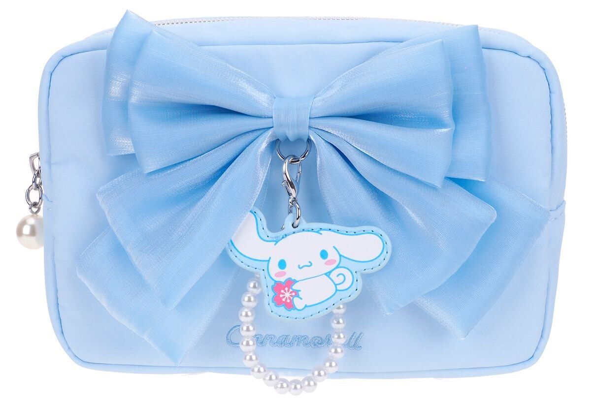 Cinnamoroll 蝴蝶結化妝袋 9-8562-2