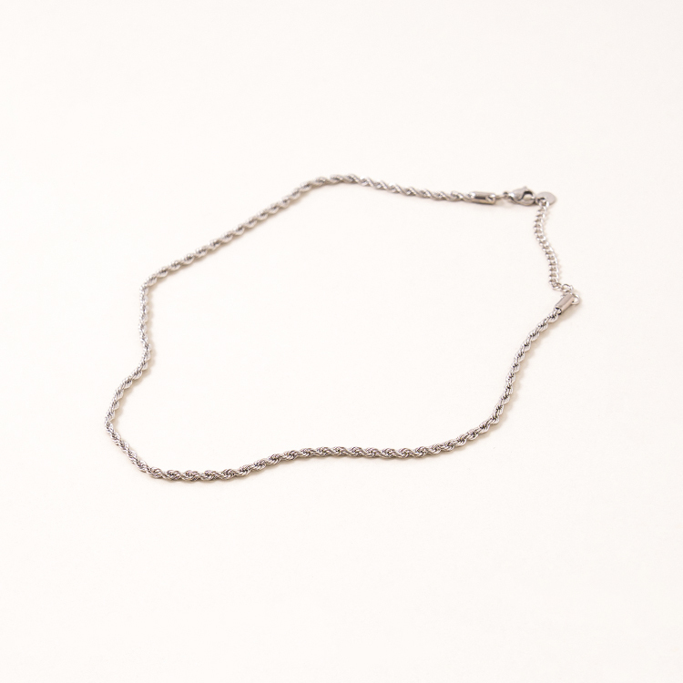 miramira純映｜立體紋理扭結項鍊B5112-銀64236