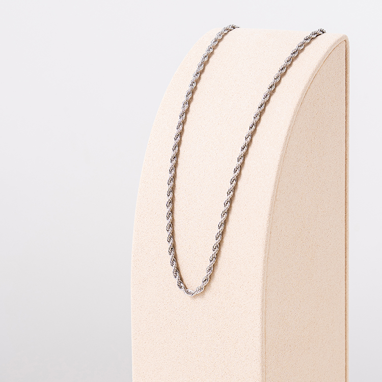 miramira純映｜立體紋理扭結項鍊B5112-銀64236
