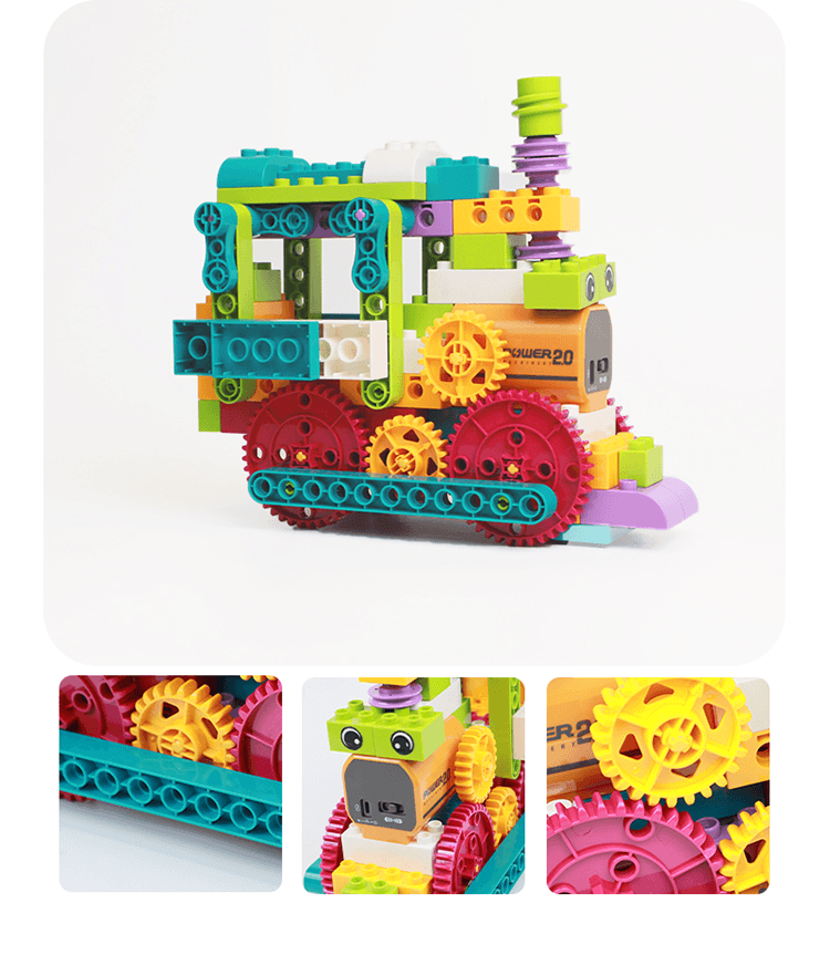 昌兒,幼兒動力積木教育套裝升級套組的實品圖