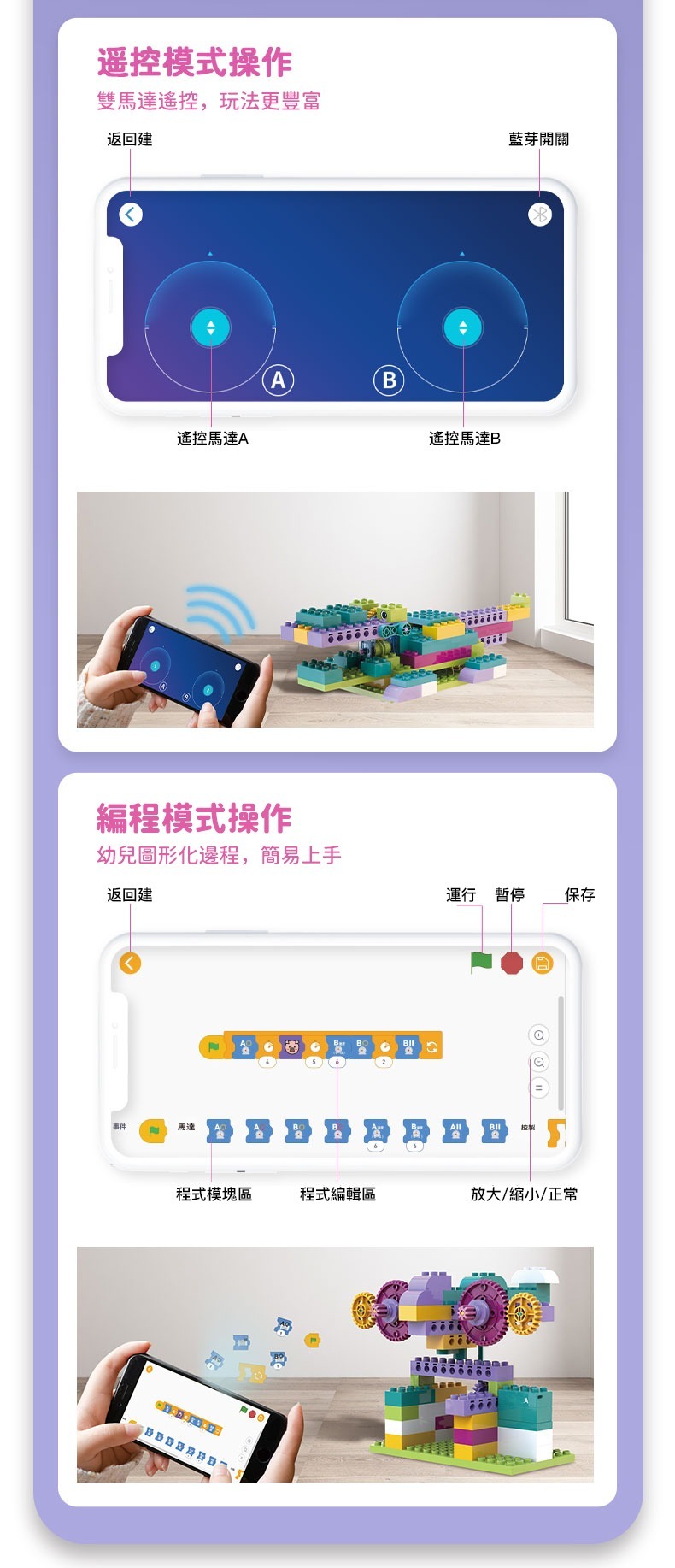 昌兒,幼兒動力積木教育套裝升級套組的實品圖