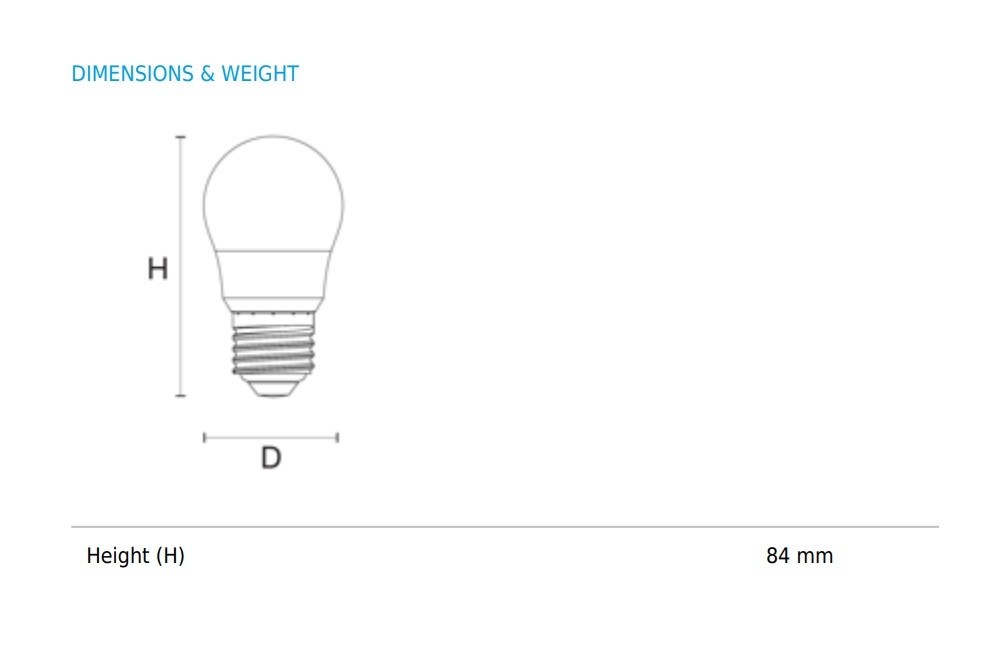 曼佳美 LG2605.5DR9-E27-2800K 5.5W 2800K 4000K E27 P45 可調光 LED 燈泡