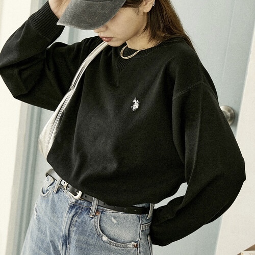 U.S. POLO ASSN. x PUBLUX 針織長袖 上衣 圓領 休閒 百搭 97962129