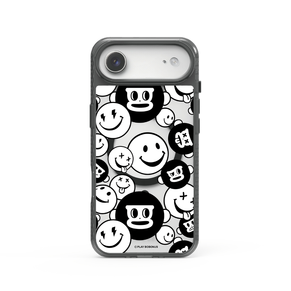 iPhone 冰鑽減壓防摔保護殼 / Smile(PLAY BOBONUS勃勃猴)