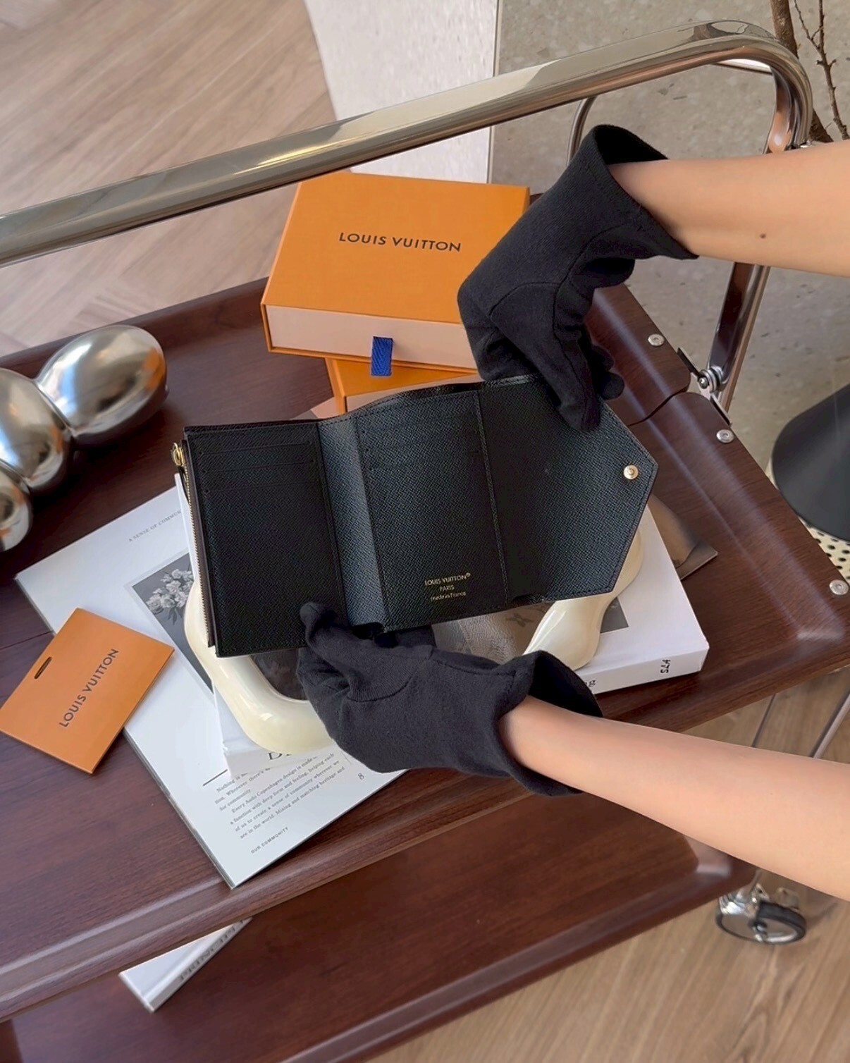 LV｜VICTORINE 三折短夾 老花拚色款 M81557