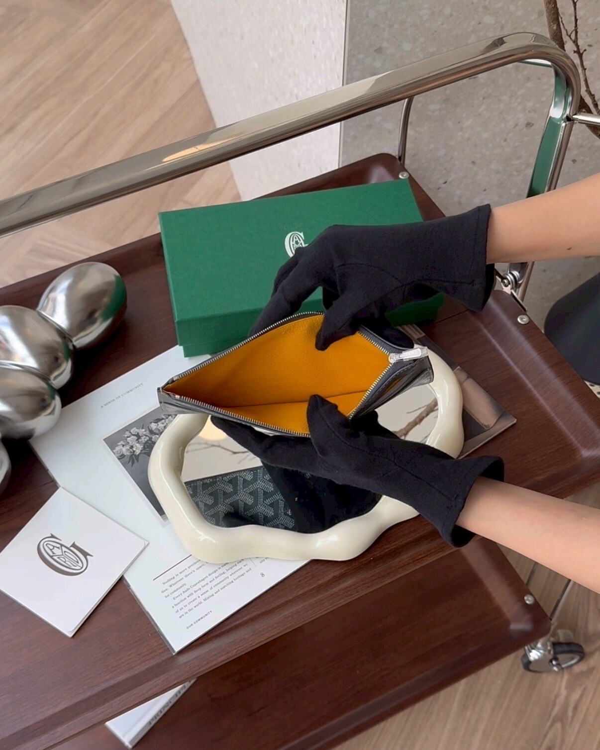 GOYARD｜INSERT LOUISE 長夾 灰色