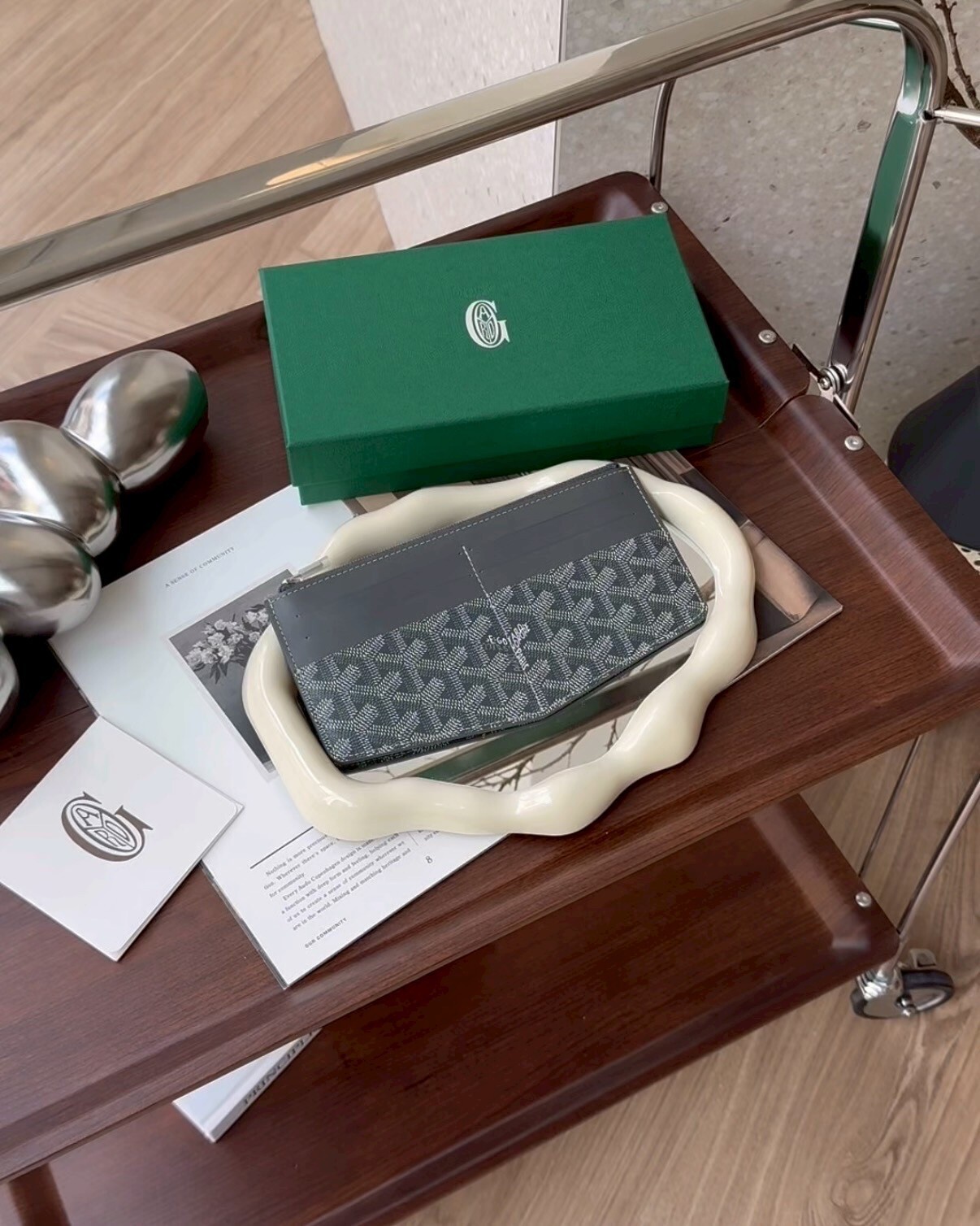 GOYARD｜INSERT LOUISE 長夾 灰色