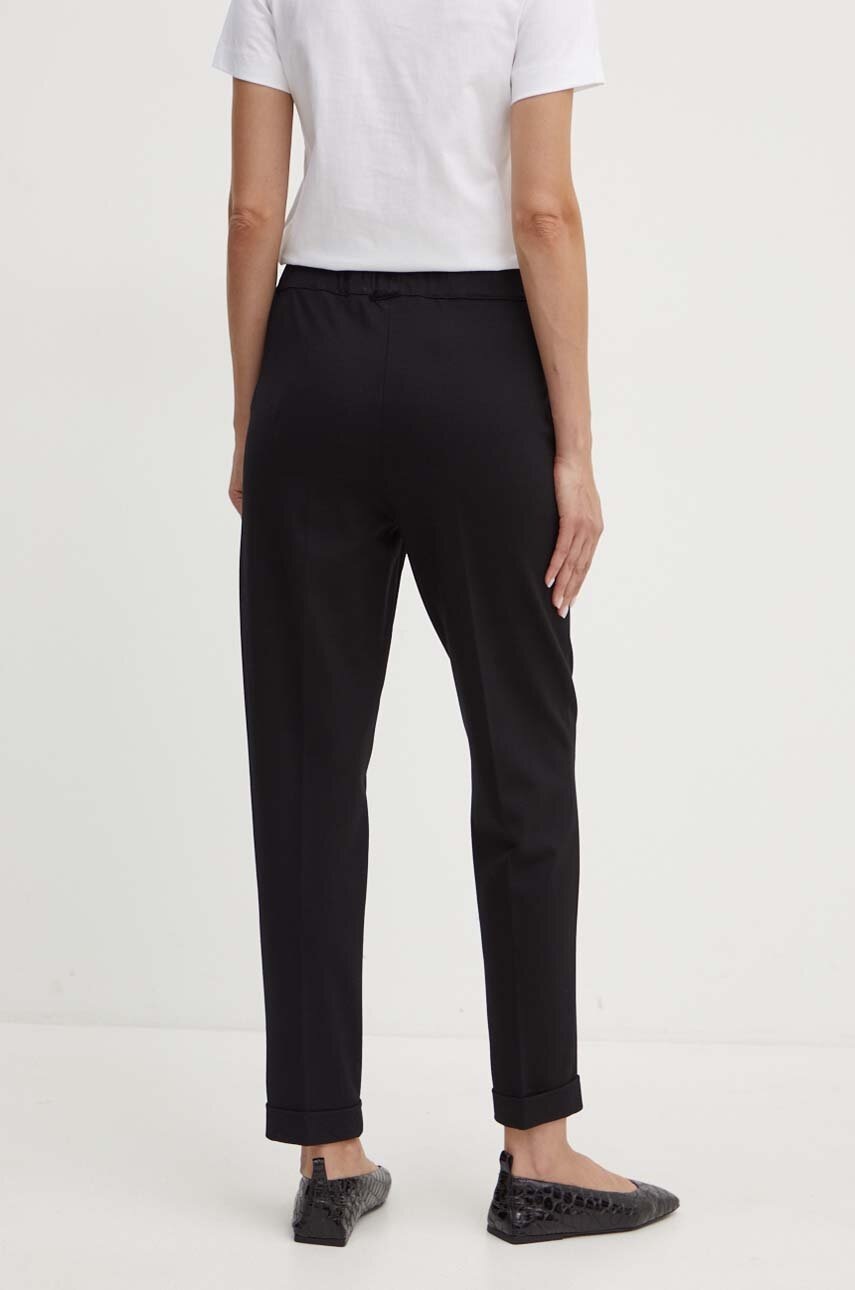 LIVIANA CONTI  抽繩反摺褲(黑)