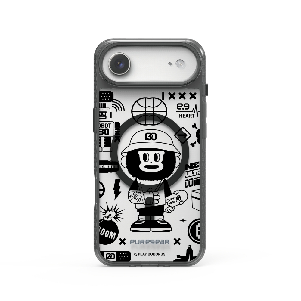 iPhone 冰鑽減壓防摔保護殼 / Boom(PLAY BOBONUS勃勃猴)