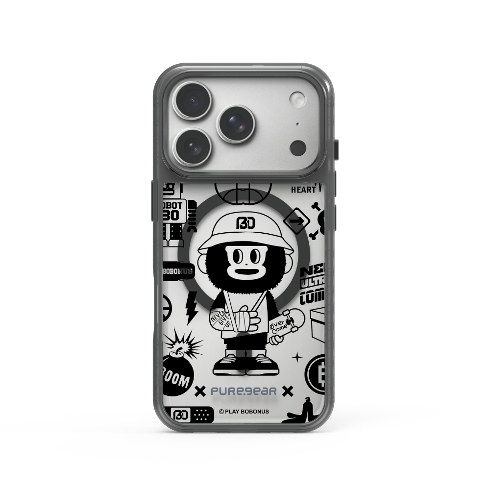 iPhone 冰鑽減壓防摔保護殼 / Boom(PLAY BOBONUS勃勃猴)