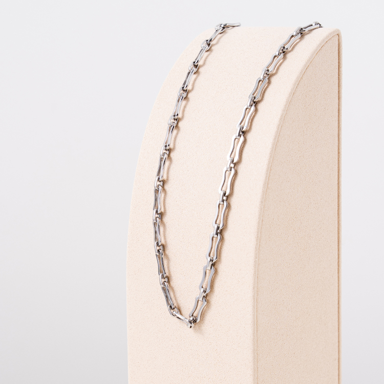 miramira扣圈｜橢圓圈項鍊B5485-銀41670