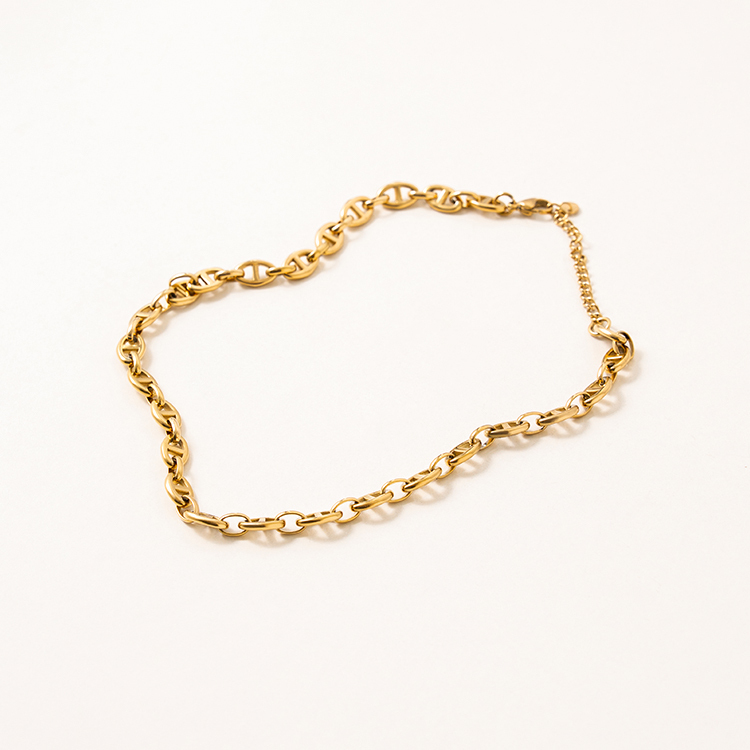 miramira扣圈｜豬鼻子項鍊B5486-金41687