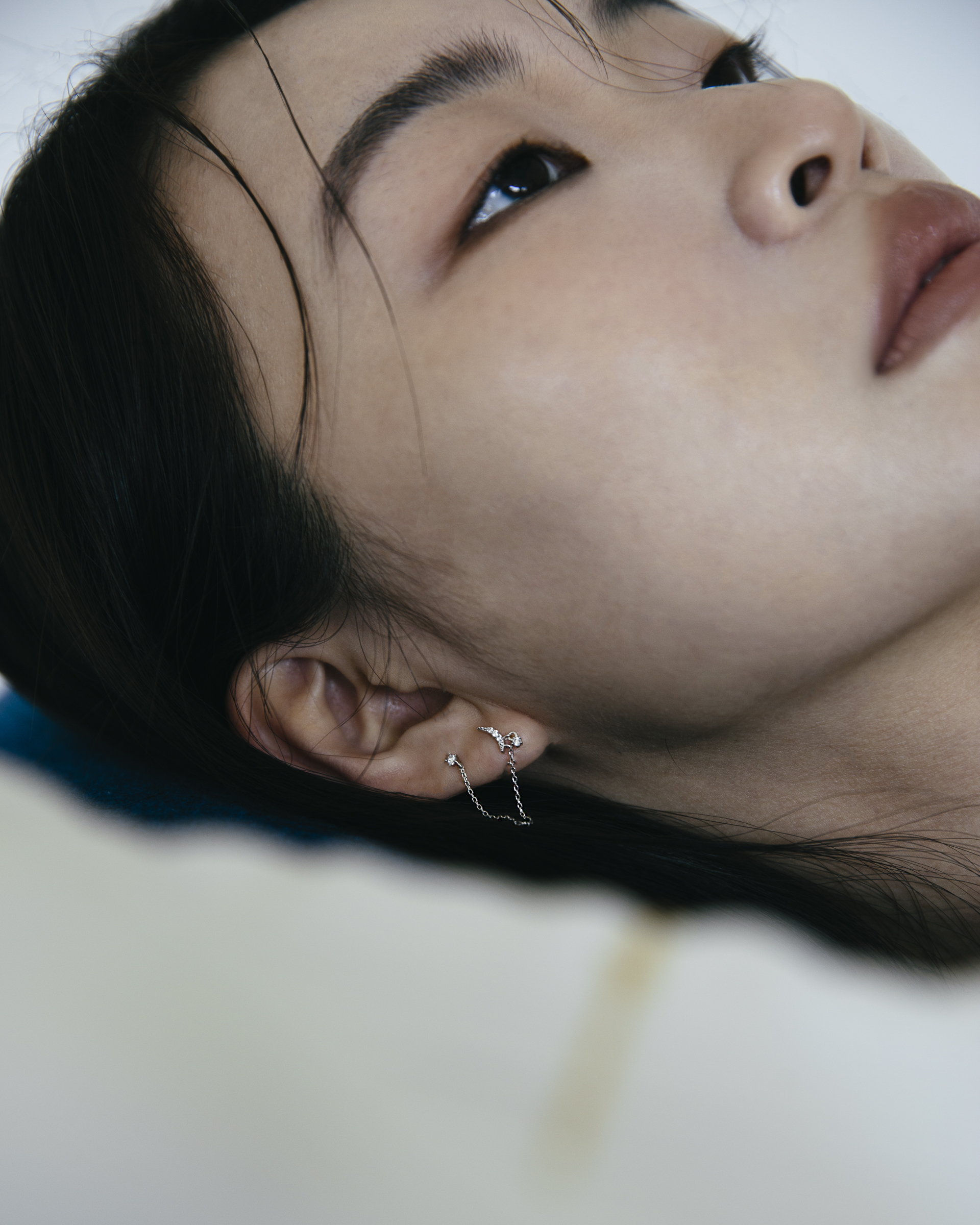 月光連結 單支轉珠耳針