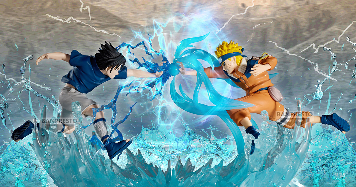 BANPRESTO《火影忍者》Combination Battle「鳴人」＆「佐助」螺旋丸與千鳥