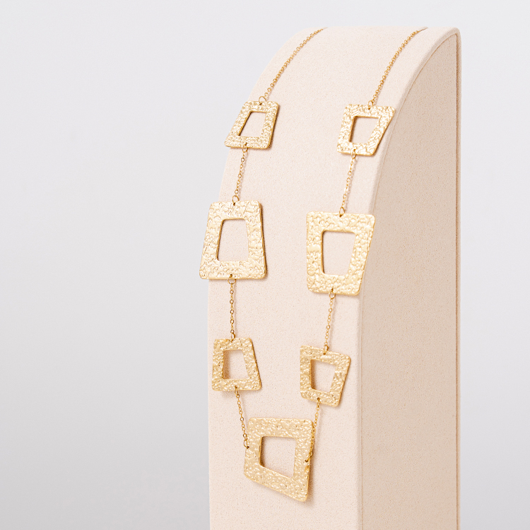 miramira扣圈｜幾何光影項鍊B5876-金59320