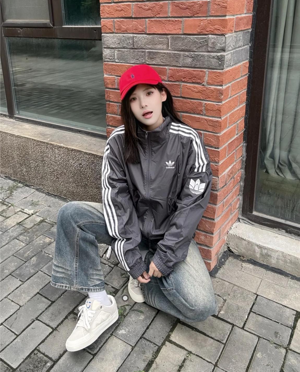 Adidas Originals Logo Jacket "Grey White" 基本款 水泥灰 灰白 外套 JI7533