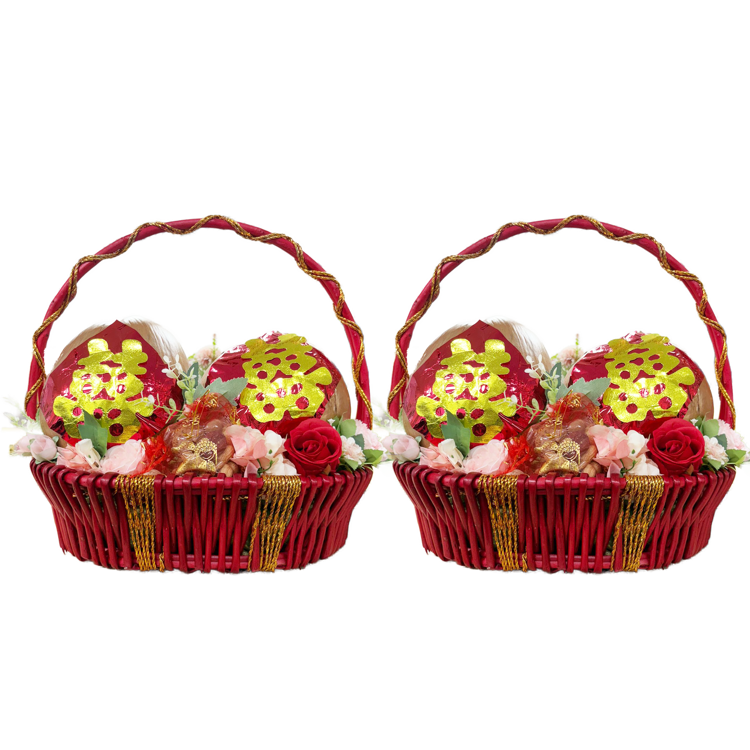 過大禮椰子果籃  (2個)