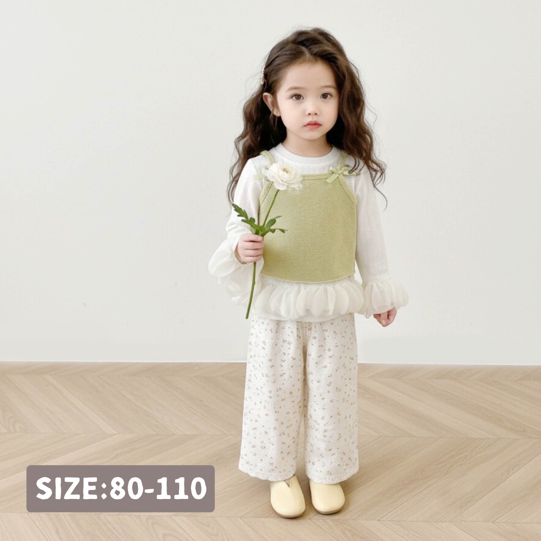 【H55454】小清新花瓣設計三件式套裝