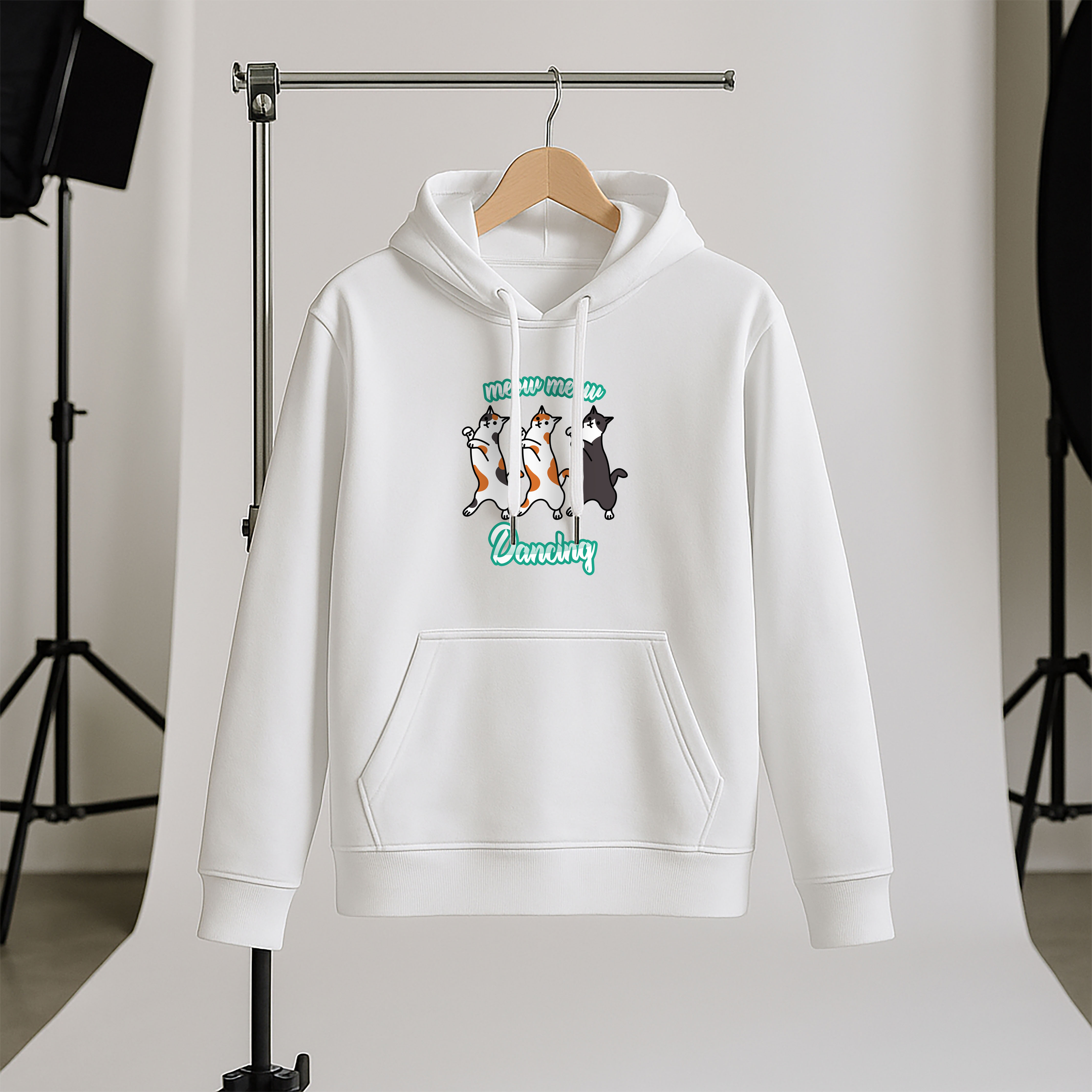 BDK.製造 - 喵喵DANCING - 帽T〈BDK2505〉