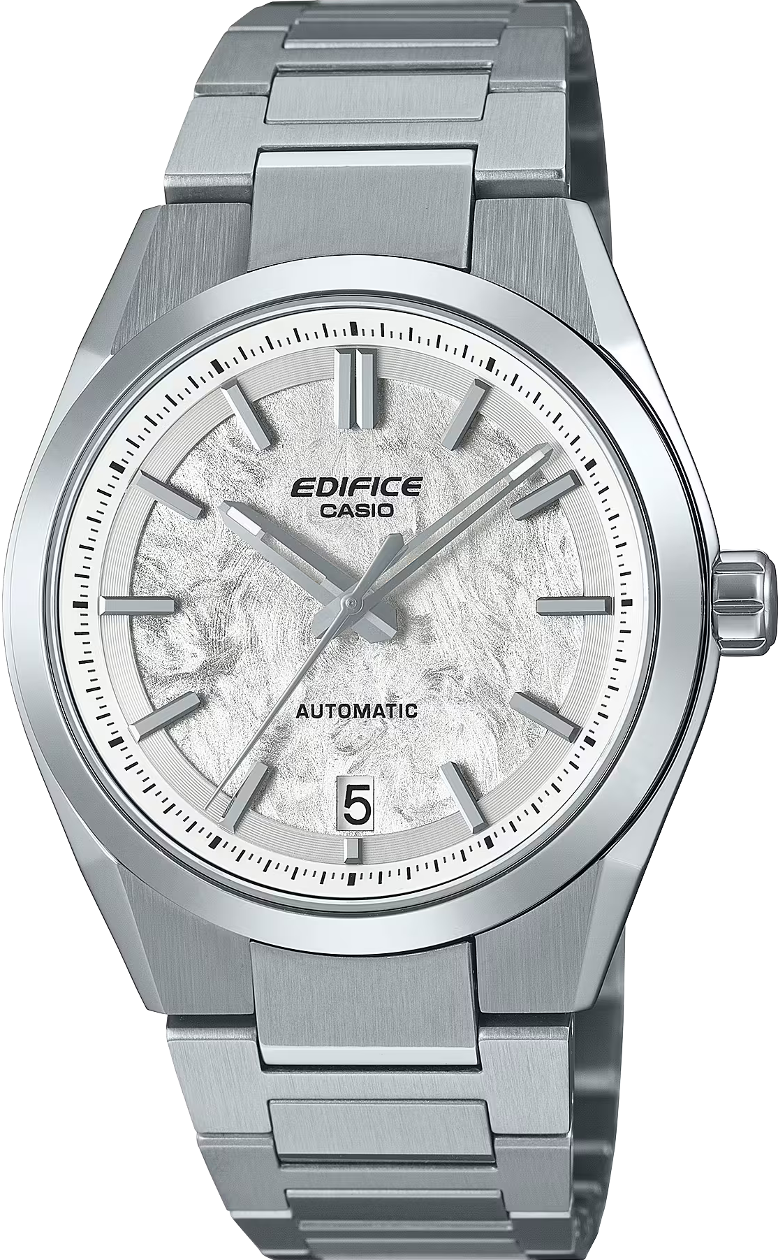 萬年鐘錶 - CASIO EDIFICE 系列 賽車系列鍛造碳面盤大三針機械男錶 EFK-100D-7A 錶徑 : 39MM
