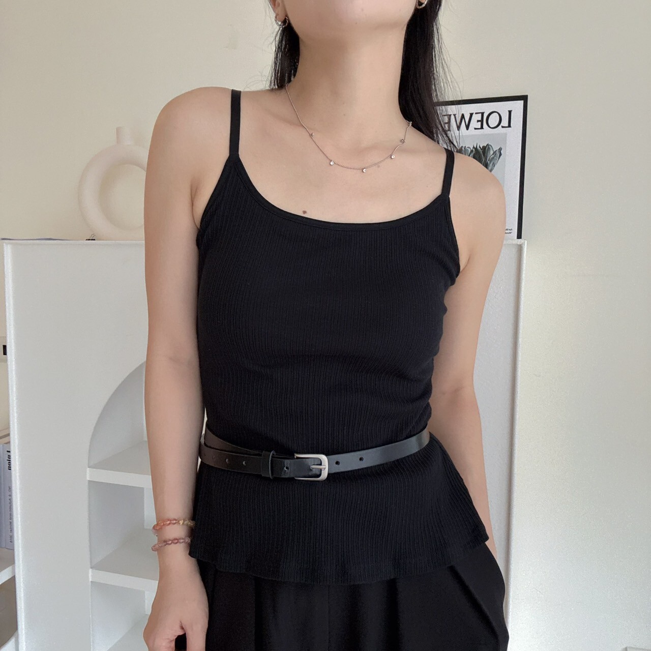 收腰鳶尾氣質下擺（Bratop）（現貨）