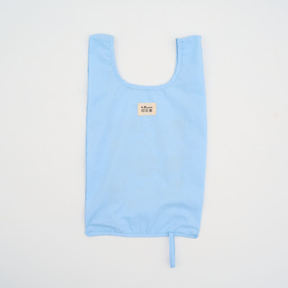 印花樂可收捲小背心袋/台灣小吃/橘藍綠